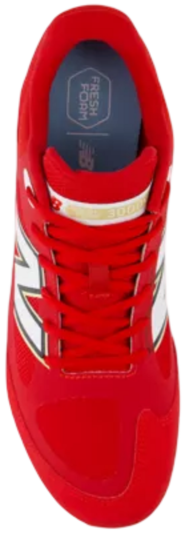 New Balance T3000SK7 Team Red/White Turf Shoes