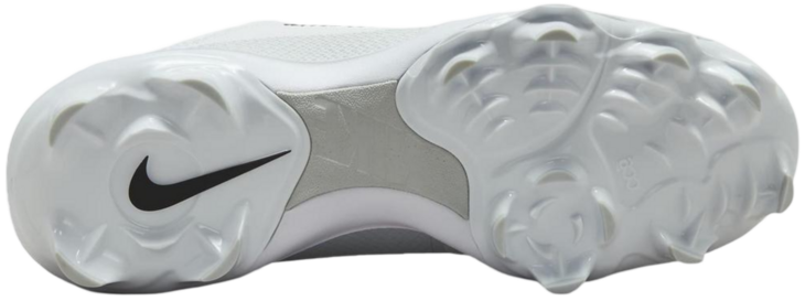 Nike Trout 9 Pro White/Black Low Rubber Cleats