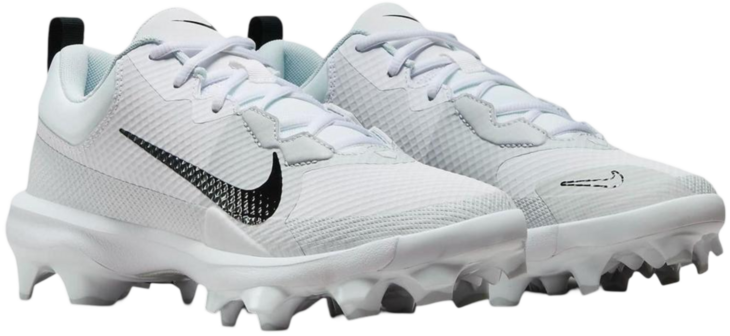 Nike Trout 9 Pro White/Black Low Rubber Cleats