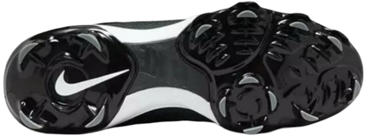 Nike Trout 9 Pro Black/White Low Rubber Cleats