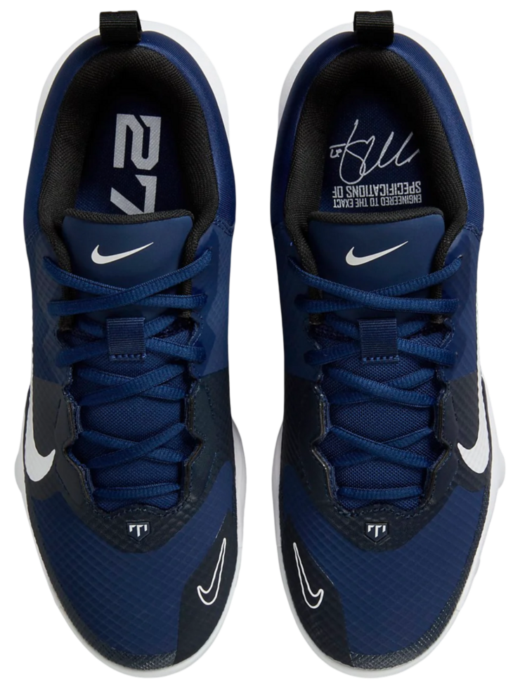 Nike Trout 9 Pro Navy/White Low Rubber Cleats