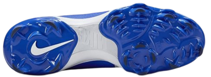 Nike Trout 9 Pro White/Royal Low Rubber Cleats