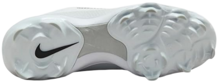 Nike Trout 9 Pro White/Grey Low Rubber Cleats