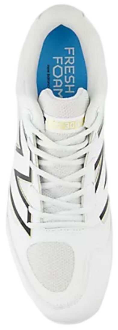 New balance PL3000W7 White/Black Rubber Cleats