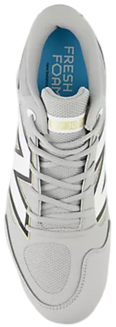 New balance PL3000G7 Raincloud Grey/White Rubber Cleats