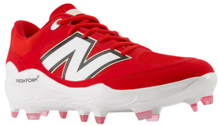 New balance PL3000R7 Team Red/White Rubber Cleats