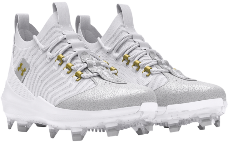 Under Armour Harper 9 Pro White/Gold Rubber
