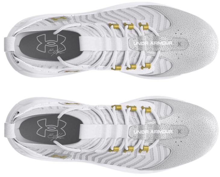 Under Armour Harper 9 Pro White/Gold Rubber