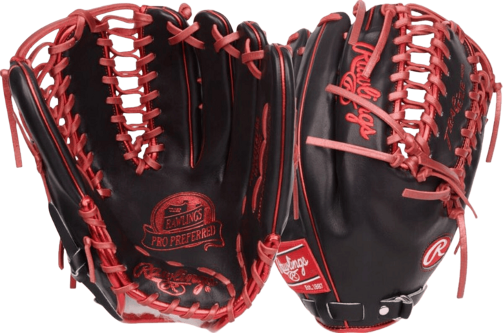 Rawlings Pro Preferred Mike Trout 12.75" Outfield Glove Black/Gray RHT