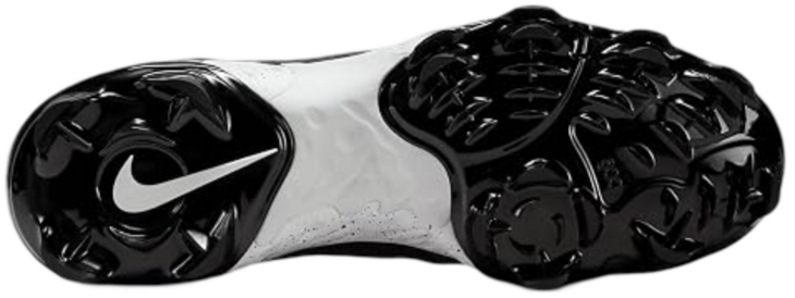 Nike Huarache Elite 4 Black/White splatter Low Rubber Cleats