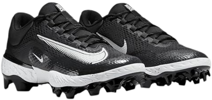 Nike Huarache Elite 4 Black/White splatter Low Rubber Cleats