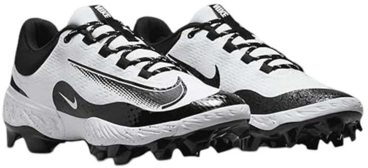 Nike Huarache Elite 4 White/Black/Splatter Low Rubber Cleats