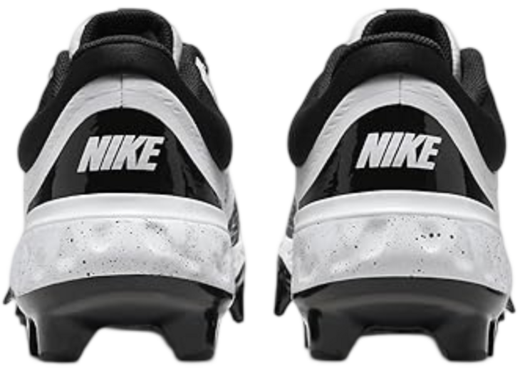 Nike Huarache Elite 4 White/Black/Splatter Low Rubber Cleats