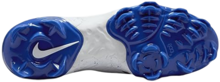 Nike Huarache Elite 4 White/Hyper Royal Splatter Low Rubber Cleats