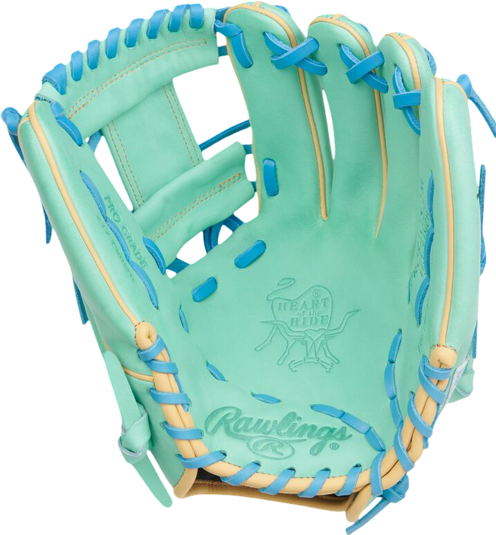 Rawlings Heart of the Hide 11.75" Infield Glove Mint /Columbia Blue RHT