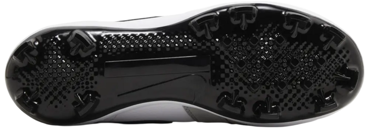 Nike Air Jordan 1 Light Smoke Grey/White/Black High Rubber Cleats