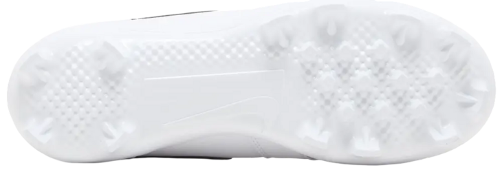Nike Air Jordan 1 White/Black High Rubber Cleats