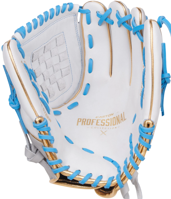 Easton Professional Collection 12.0" All Round Glove White/Grey/Columbia Blue RHT