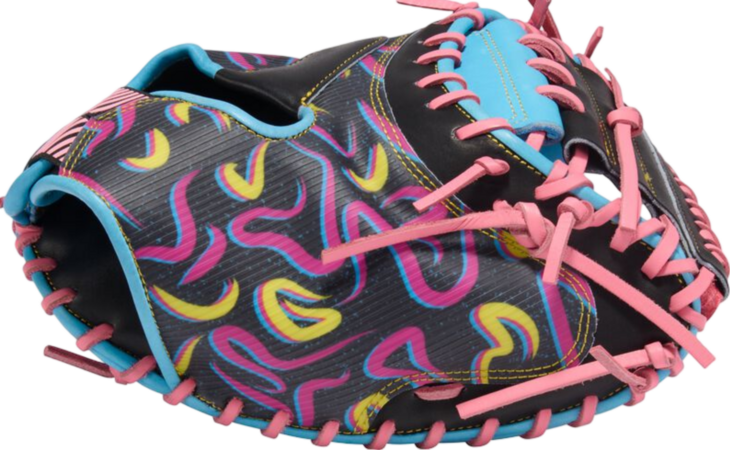 Rawlings REV1X 34" Catcher Glove Columbia blue/Black/Pink RHT