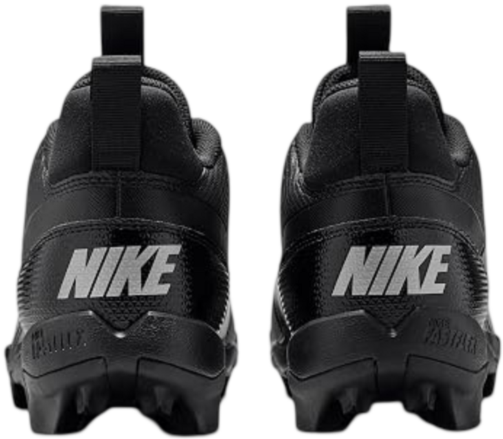 Nike Menace 4 Black/Silver Rubber Cleats 