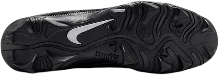 Nike Menace 4 Black/Silver Rubber Cleats 