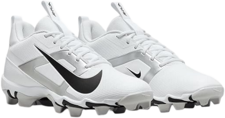 Nike Menace 4 White/Black Rubber Cleats 