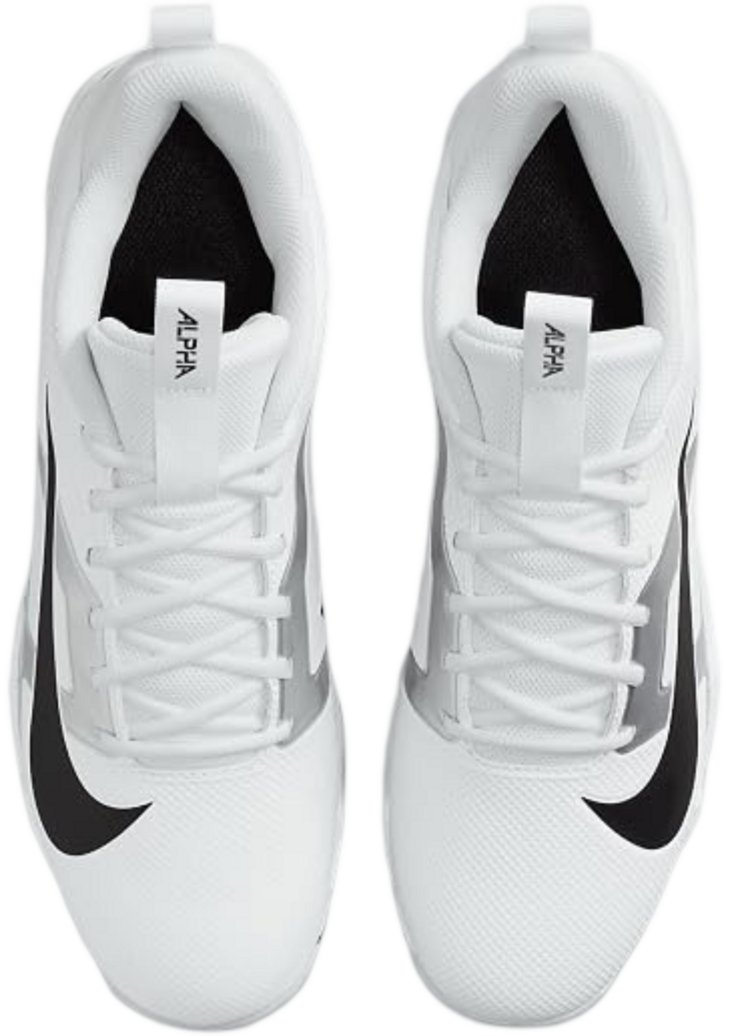 Nike Menace 4 White/Black Rubber Cleats 