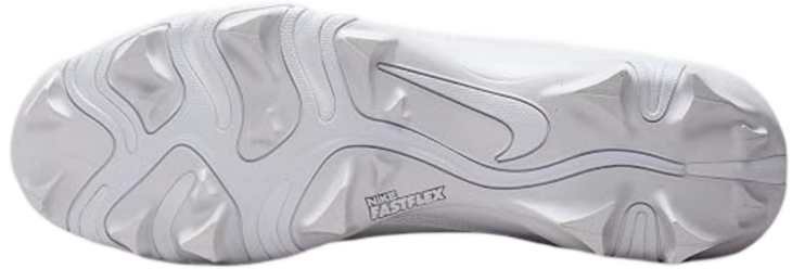 Nike Menace 4 White/Silver Rubber Cleats 