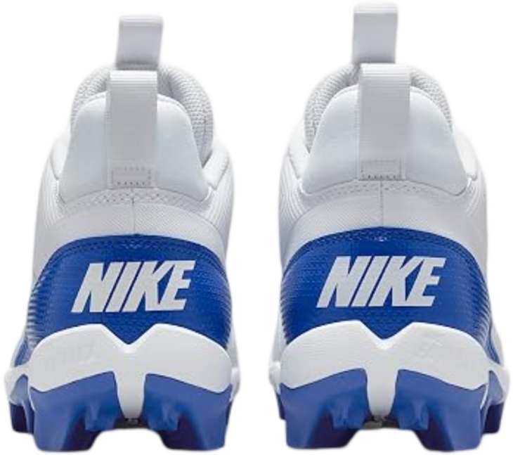 Nike Menace 4 White/Royal Rubber Cleats 