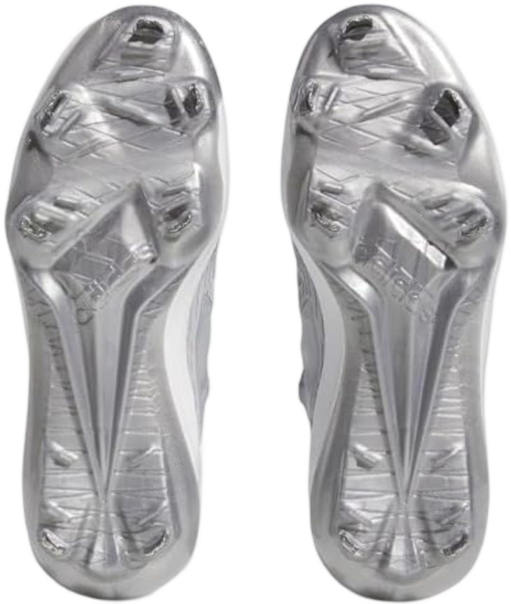Adidas Afterburner 9 Grey/White Metal Cleats