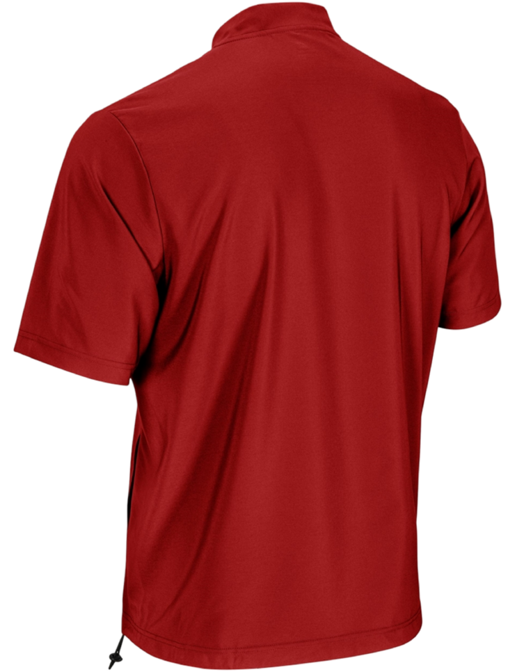 Champro Short Sleeve Warm-Up Jacket Scarlet