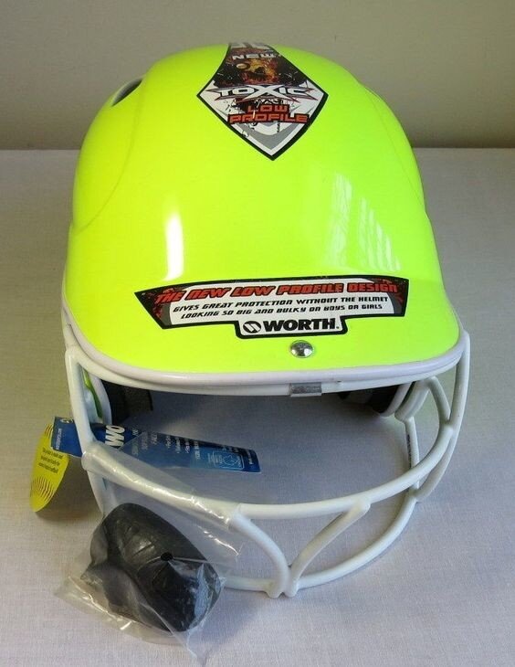 Worth "Toxic" Batting Helmet with Mask