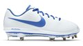Nike Hyperdiamond 3 White/Royal Metal Cleats