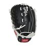 Rawlings Shut Out Softball 12.5" Outfield/Pitcher Glove Black/White LHT
