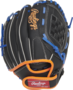 Rawlings Sure Catch Jacob deGrom 10" Youth Pitcher/Infield Glove Black/Orange/Blue RHT