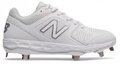 New Balance SMVELOW1 White Metal Cleats