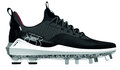 Under Armour Harper 7 Black/White Metal Cleats