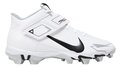 Nike Trout 8 White High Rubber Cleats Beeball
