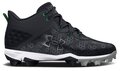 Under Armour Harper 8 Pro Black/Green High Rubber Cleats Beeball