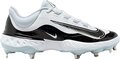 Nike Huarache Elite 4 Low White/Black Metal Cleats
