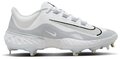 Nike Huarache Elite 4 Low Wolf Grey/White Metal Cleats