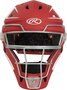 Rawlings Velo 2.0 Catchers Helmet Senior/Adult Scarlet