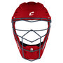 Champro Optimus Pro Rubberized Matte Catcher Helmet Adult Scarlet