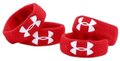 Under Armour 1" Wristbands 4-Pack Scarlet