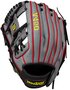 Wilson A450 11.5" Youth Infield Glove Gray/Black/Red LHT