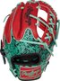 Rawlings Heart of the Hide 11.5" Infield Glove Scarlet/Black/Mint RHT