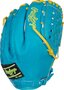Rawlings Heart of the Hide 12" Pitcher Glove Teal/Yellow RHT