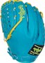 Rawlings Heart of the Hide 12" Pitcher Glove Teal/Yellow LHT