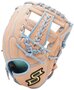 SSK Advanced 11.5" Infield Glove Salmon/Colombia Blue RHT
