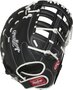 Rawlings Shut Out Softball 12" First Base Glove Black/White RHT